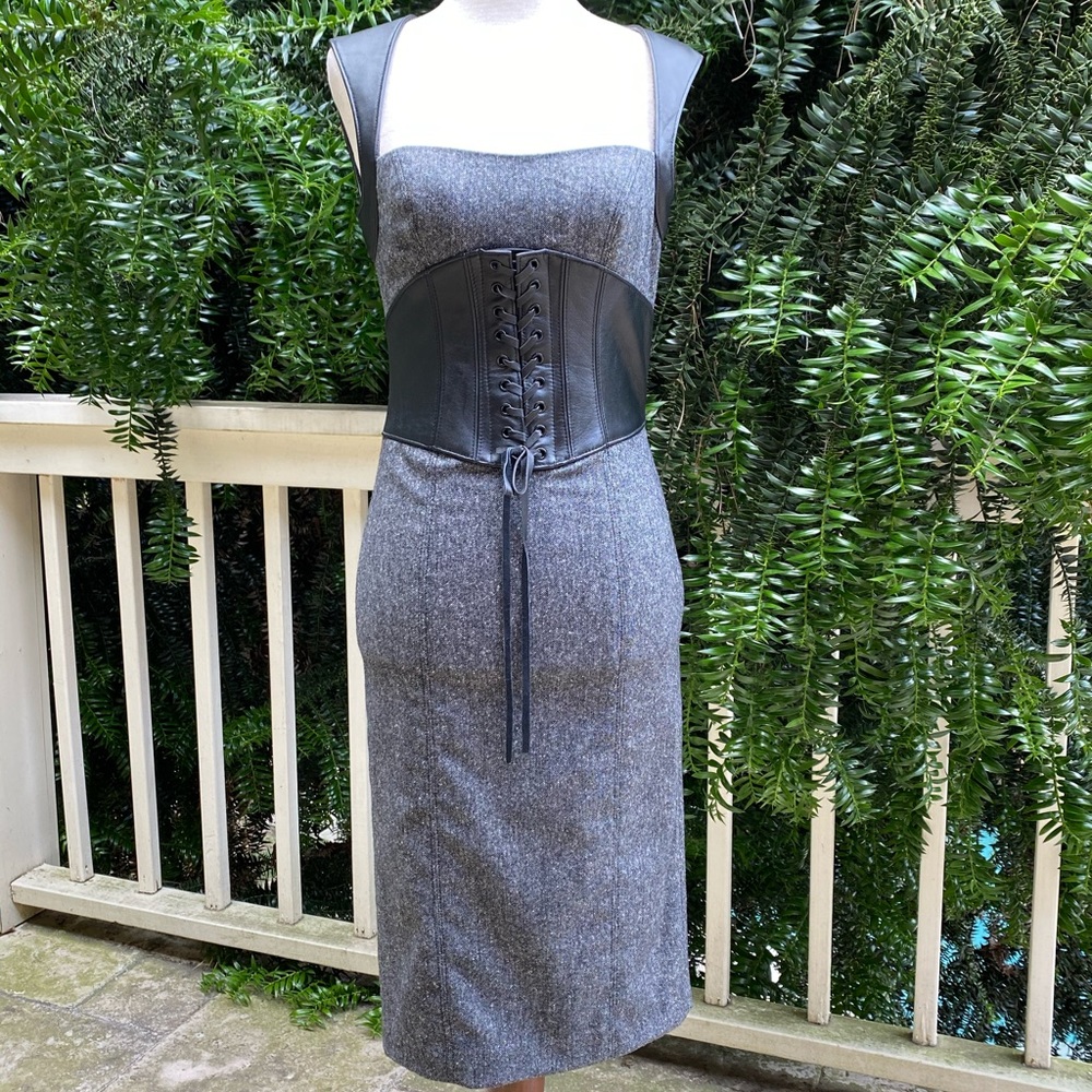 Bebe leather dress